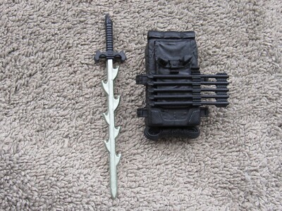 Hasbro GI JOE CLASSIFIED #121 NIGHT CREEPER Backpack Sword 6'' CUSTOM FODDER Part