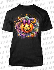 Spooky Halloween Cute Pumpkin Graphic Tee Shirt Pro Club Shaka RTP T #2
