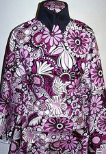 Fuchsia Pink and White Cotton Lycra Sateen Twill Fabric 1 Yard 11 Inches