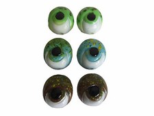 Vintage Plastic Frog Eyes Beads 2" for Macrame King Kroker or Craft Pattern