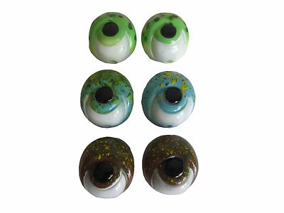Vintage Plastic Frog Eyes Beads 2'' for Macrame King Kroker or Craft Pattern