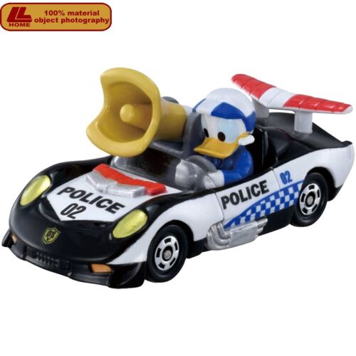Disney Tomica Drive Saver Megaphone Police Donald Duck DS-02 Takara Tomy Car Toy - Afbeelding 1 van 3