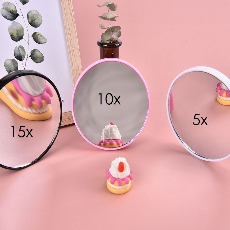 5X 10X 15X Magnifying Makeup Mirror with Suction Cups - Vanity Cosmetic Tool CR-image