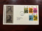 United Kingdom 1970 - Charles Dickens, William Wordsworth FDC stamps set Edinbur
