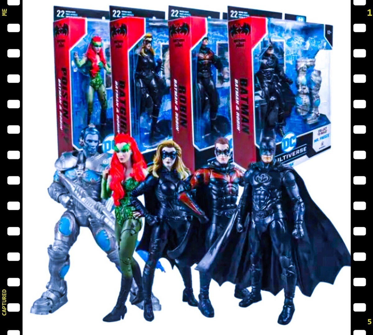 McFarlane DC multiverse Batman And Robin Batgirl Poison Ivy