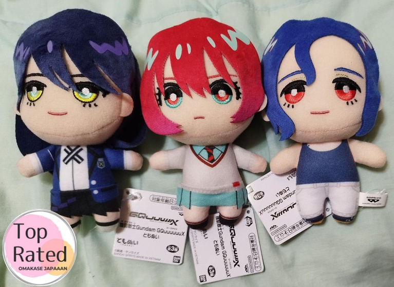マチュ ぬいぐるみ セット GUNDAM G quuuwwx Gundam GQuuuuuuX Tomonui Plush Doll Mascot Set of 3 Namco