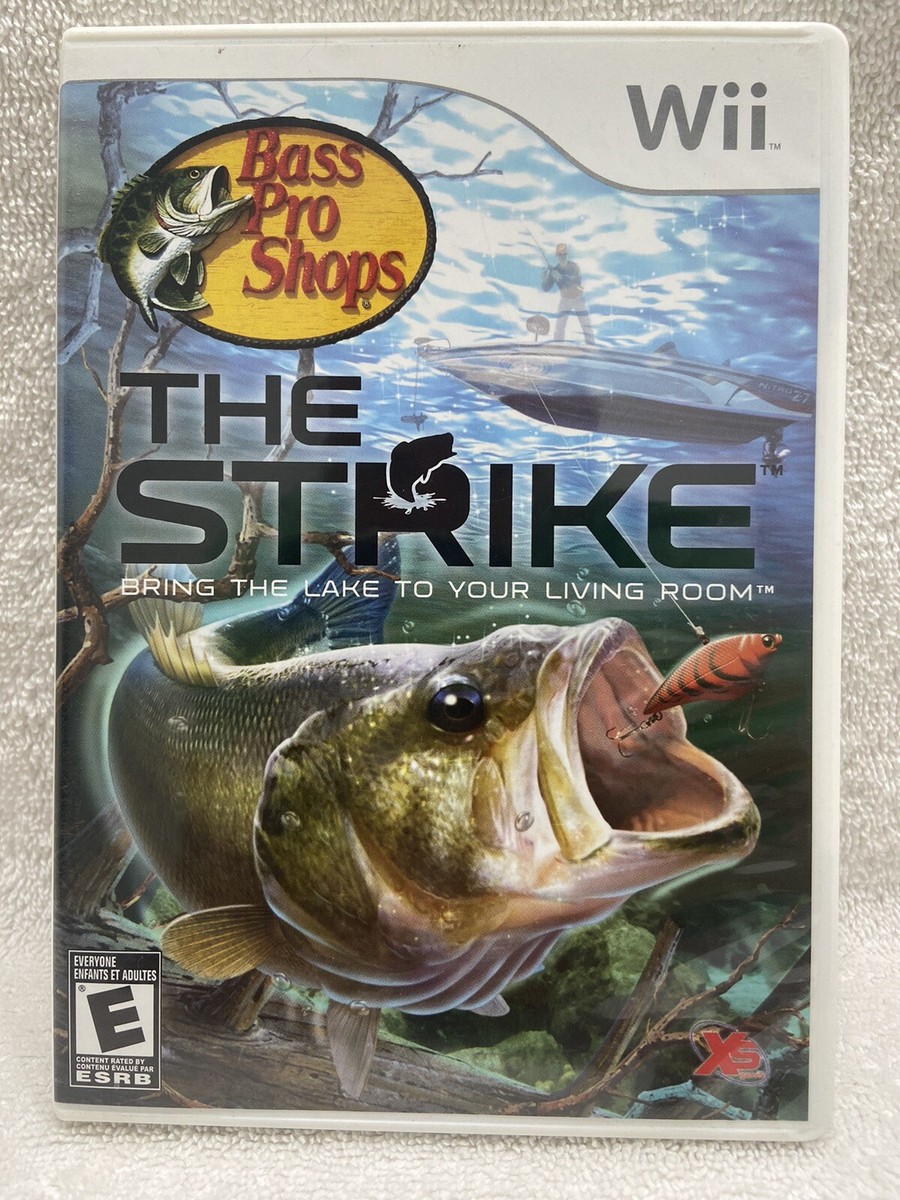 bass pro the strike vieo game lures Bass Pro Shops: The Strike (Nintendo Wii, 2009) Complete In Box!