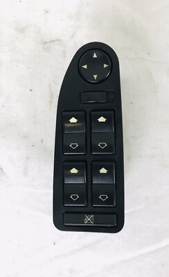99-03 BMW E38 E39 Front Left Driver Side Door Master Window Lock Switch OEM 