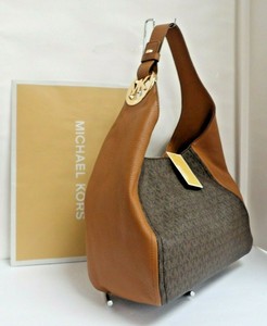 michael kors fulton large leather hobo