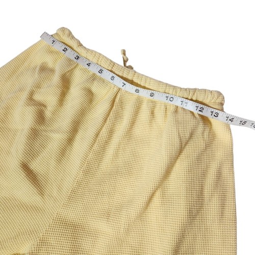 Pantalones Cortos Eddie Bauer Mujer Talla M De Colección Algodón Cordón Texturizado Waffle Salón - Imagen 8 de 9