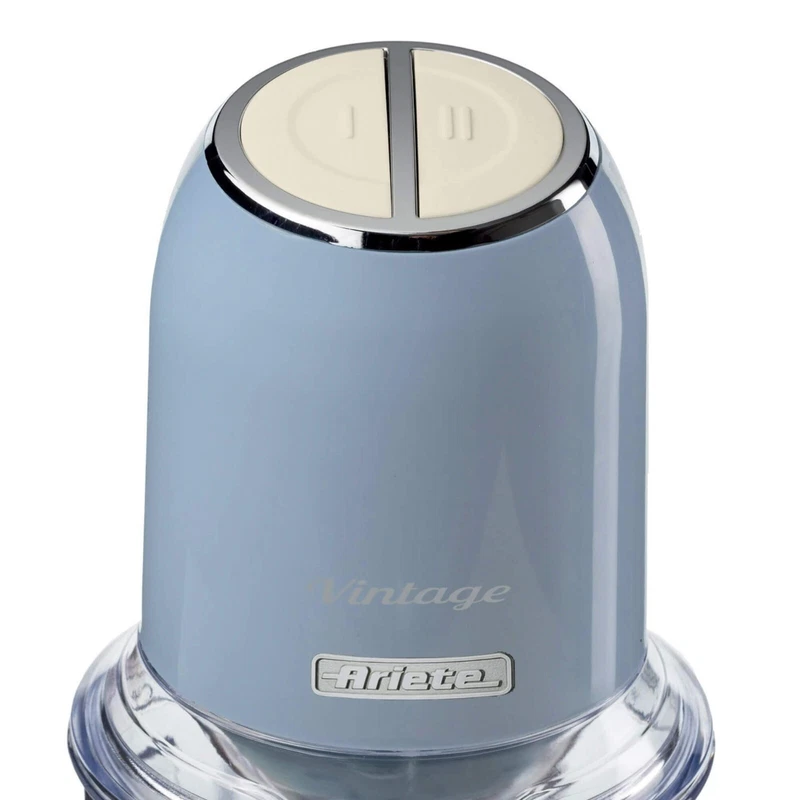 Tritatutto Elettrico Sminuzza ARIETE Vintage Blu Trita Carne Verdure Ghiaccio, fotografia 10 di 14