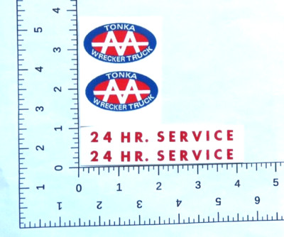 Set Adesivi Decalcomanie Per Scivolo Acqua Tonka Mighty T-9 Dozer - Foto 7