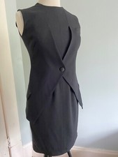 ALEXANDER MCQUEEN exquisitely cut jacket/dress, one piece. Workday to cocktails.