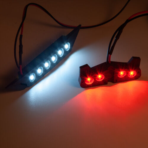 Luci LED anteriori e posteriori V2 per aggiornamento RC SLASH 1:10 4x4 2wd VXL XL-5 Traxxas - Foto 7 di 9