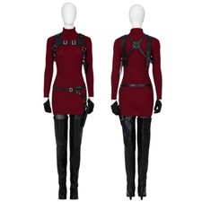 Resident Evil 4 Ada Wong Jumpsuit Cosplay Costume Harness Armpit Holster Outfit