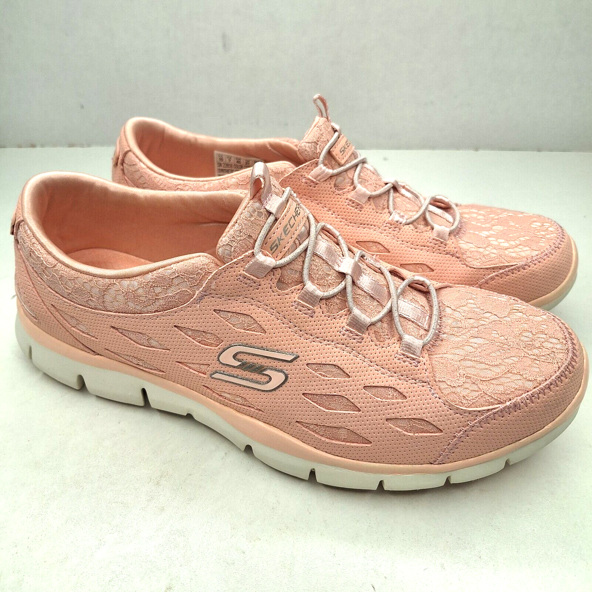Skechers Woman's Gratis Going Places Pink Running Shoes Size 10 SN 22818