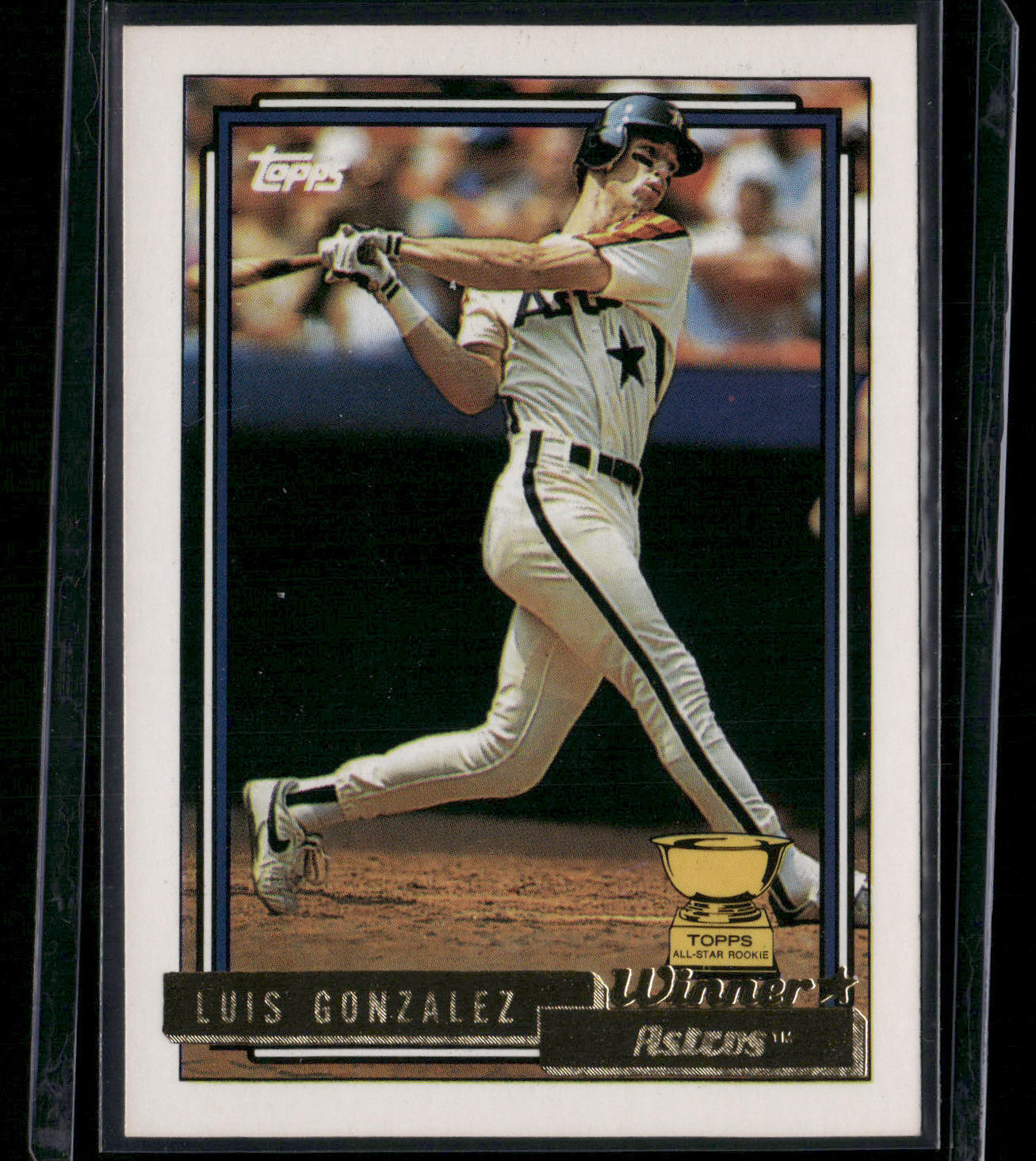 Luis Gonzalez 1992 Topps Gold #12 Houston Astros