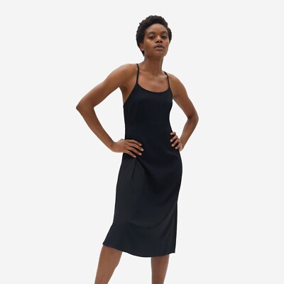 Everlane The Japanese GoWeave Cross-Back Slip Dress Sleeveless Black 00 | eBay Everlane The Japanese GoWeave Cross-Back Slip Dress Sleeveless Black 00 | eBay