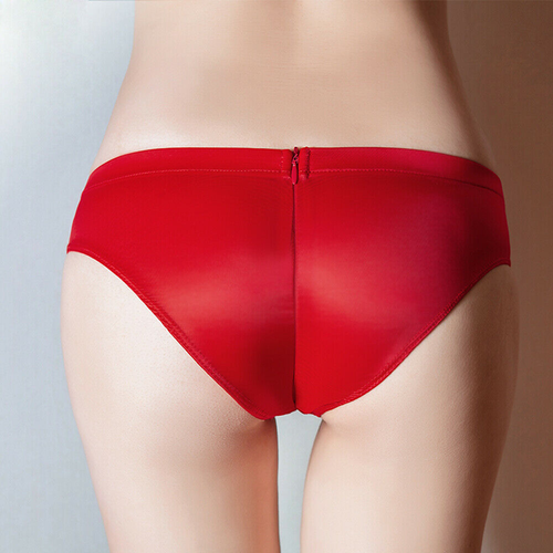 Bragas con Cremallera Archivo Abierto Lencería Sexy Triángulo Ropa Interior Calzoncillos Seductores - Imagen 4 de 15