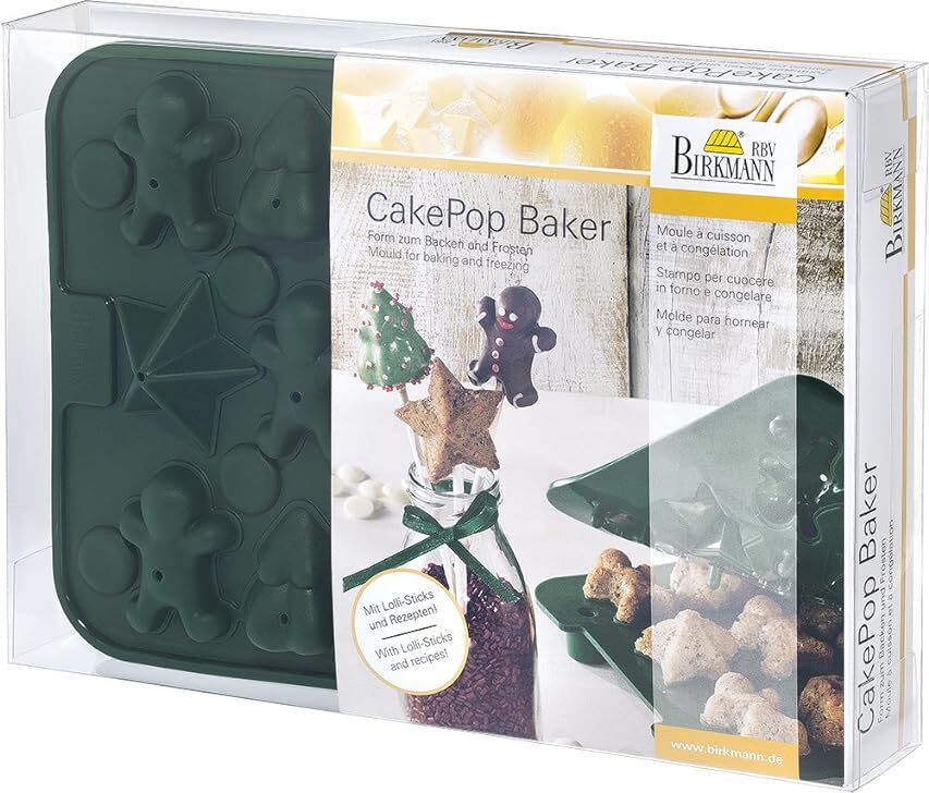 Backformen Birkmann 250567 CakePop Baker X-Mas Küchen Backen Zubehör B-WARE