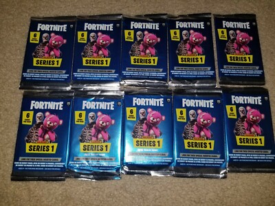 10 NIP 2019 Panini Series 1 FortNite Trading Cards. 6 Cards Epic Games 60 cards