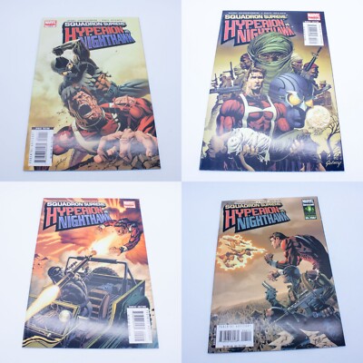 Marvel Comics Hyperion Vs. Nighthawk Limited Series #1-4 Complete Run 