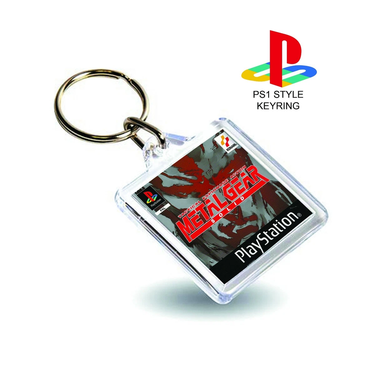 Metal gear best sale keychain