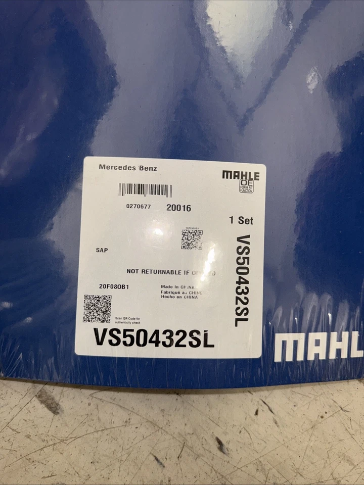 Juego de 2 juntas de cubierta de válvula de motor MAHLE VS50432SL para 98-06 Mercedes-Benz Foto 2 de 2