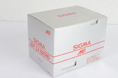 SIGMA 50mm 2,8 Macro MF Minolta Schachtel Box OVP OHNE Objektiv - Bild 2 von 4