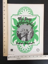 Rare Original VTG 1967 The Sons of Champlin Poster Style Music Ad Art Print