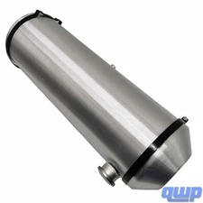 Gas Tank 11 Gallons 10'' x 33'' End Fill Aluminum Fuel Tank 3/8'' NPT For Pickup