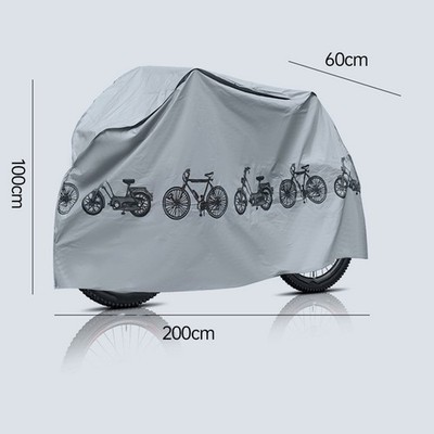 Wasserdichte Motorradabdeckung für die meisten Motorräder und E-Bikes 200x100c