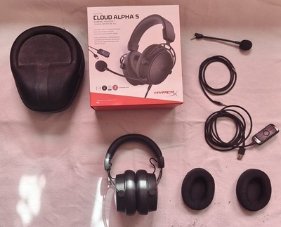 Hyper x Cloud Alpha S Gaming Headset, Schwarz