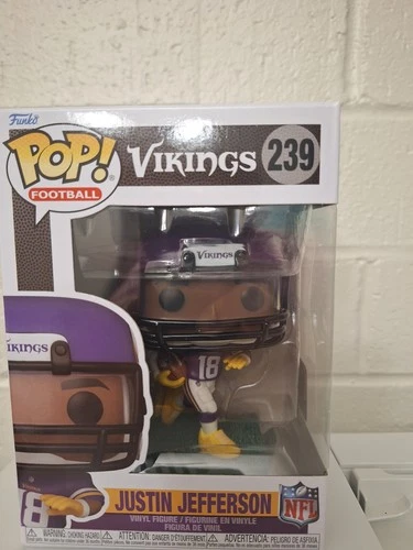 JUSTIN JEFFERSON - MINNESOTA VIKINGS - FUNKO POP - BRAND NEW - NFL #239