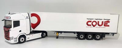 ELIGOR, SCANIA 500 S 4x2 mit 3-Achs-Anhänger, COUE Transport, 1/43, ELI118543