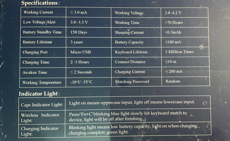 IVSO Wireless Keyboard for Ipad Pro 12.9 2018 Bluetooth Case Stand Black - Image 4 of 4