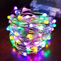 2 StüCk 10M RGB Lichterkette 100LED IP65 FB AußEnbeleuchtung