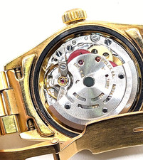 Rolex Lady Datejust 26mm OYSTER PERPETUAL 18K Gold Diamond Bezel White Dial 17