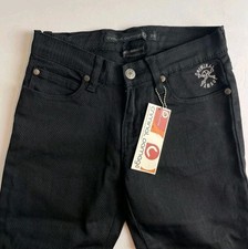 Criminal Damage Womens Black Drain Pipe Skinny Jeans  New  W26 /31 NWT Deadstock