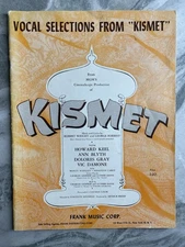 Vocal Selections from "Kismet" MGM VTG Sheet Music Robert Wright