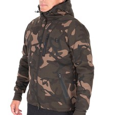 Fox Camo Full Zip Prem Sherpa Hoodie - Angelpullover, Angelbekleidung, Pullover