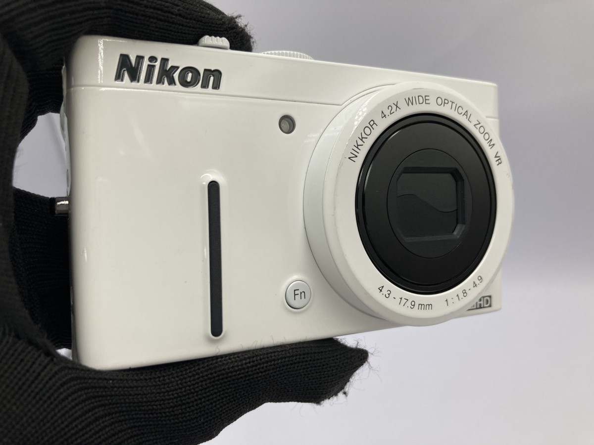 Excellent Nikon Coolpix P310 White Compact Digital Camera 16.1MP