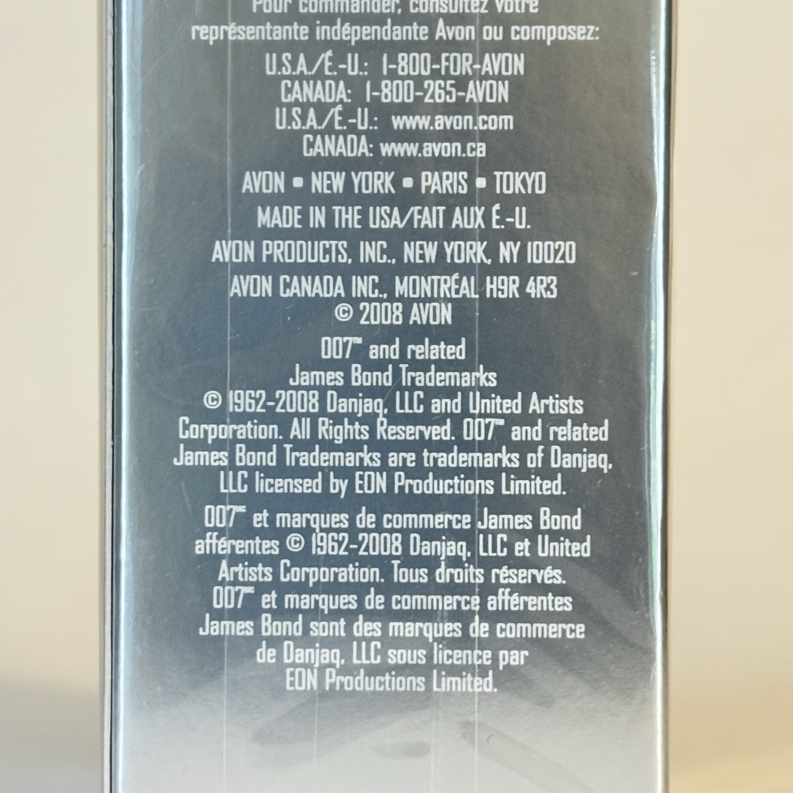 Avon Bond Girl 007 Eau De Parfum Spray 1.7 fl oz New & Sealed 2008
