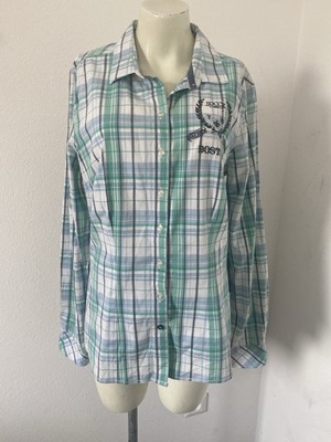 Soccx Shirt Check Size 42 Uk 14 Ladies Am25