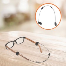 Stylish Black Sunglasses Cord Perfect for Daily Use with Comfortable Hold