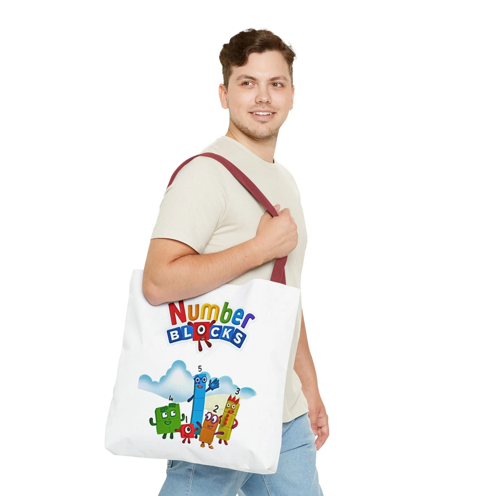 Number Blocks Tote Bag for Kids