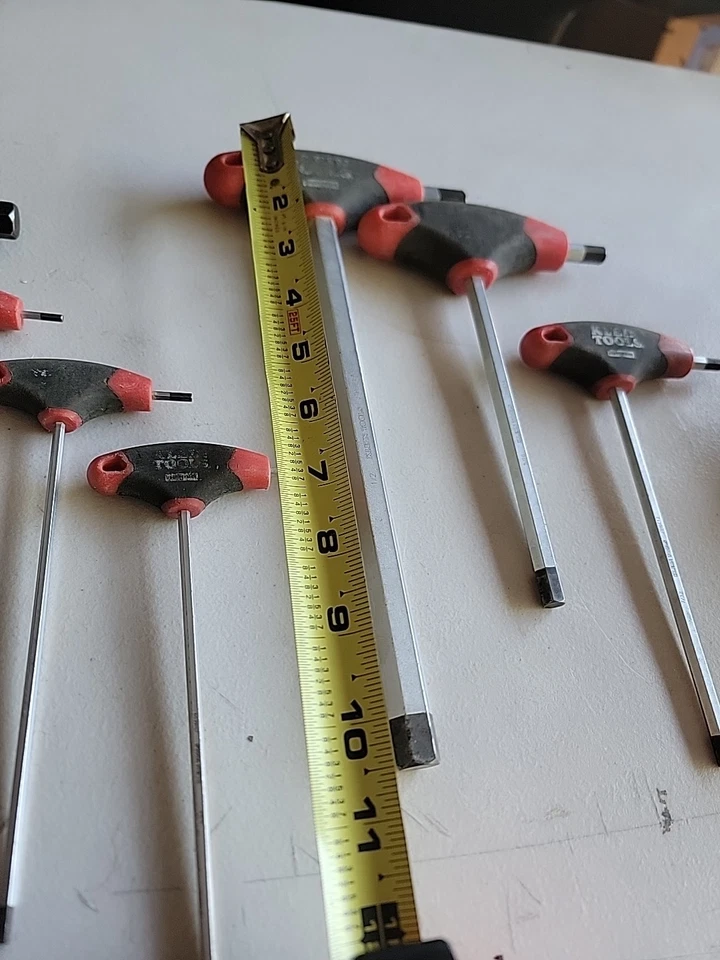 Klein Tools 7 Piece Sae T-Shape Hex Key Set Used - Image 4 of 4
