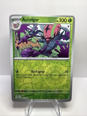 Accelgor (Reverse Holo) - SV: White Flare 009/086 MP Pokémon TCG