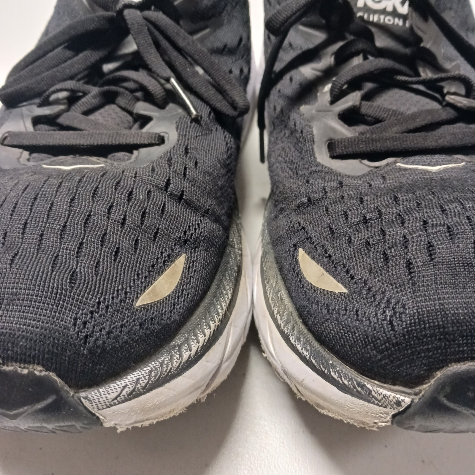 Size 11 - Hoka One One HOKA Clifton 8 Black White thumbnail 8