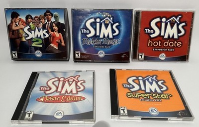 The Sims PC 5 Game Bundle (Hot Date, Superstar, Deluxe, 2, Makin Magic)